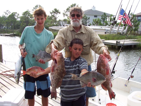Henry and Hal's Red/Gag Grouper, triggers and snapper